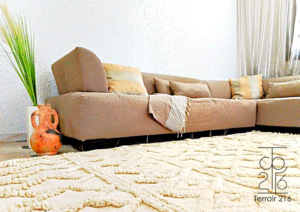 Fouta Coton Jacquard – Élégance & Confort