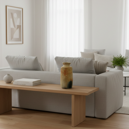 Vase en terre cuite de Sejnane - Art berbère 23 cm