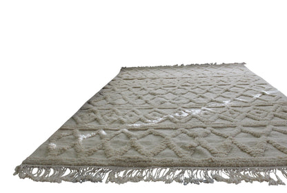 Tapis berbère en laine fait main – 2,4 m x 1,7 m