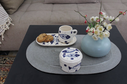 Set Café Artisanal en Porcelaine