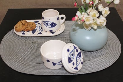 Set Café Artisanal en Porcelaine
