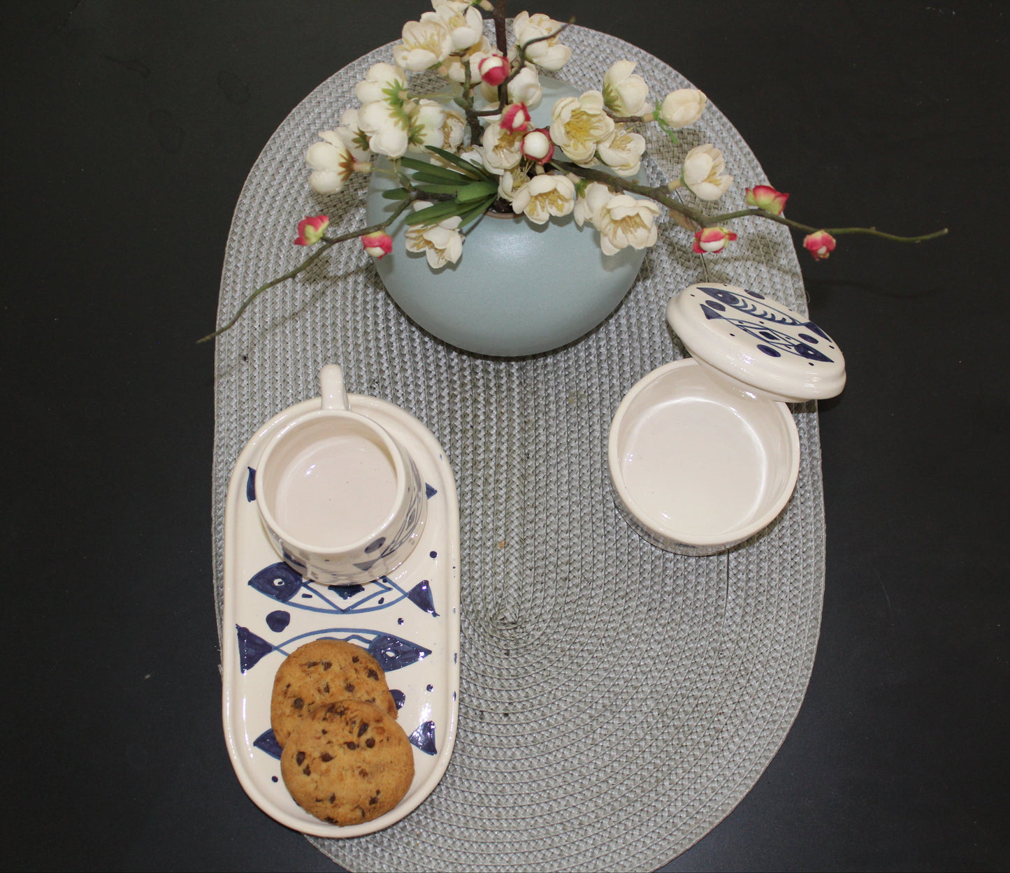 Set Café Artisanal en Porcelaine