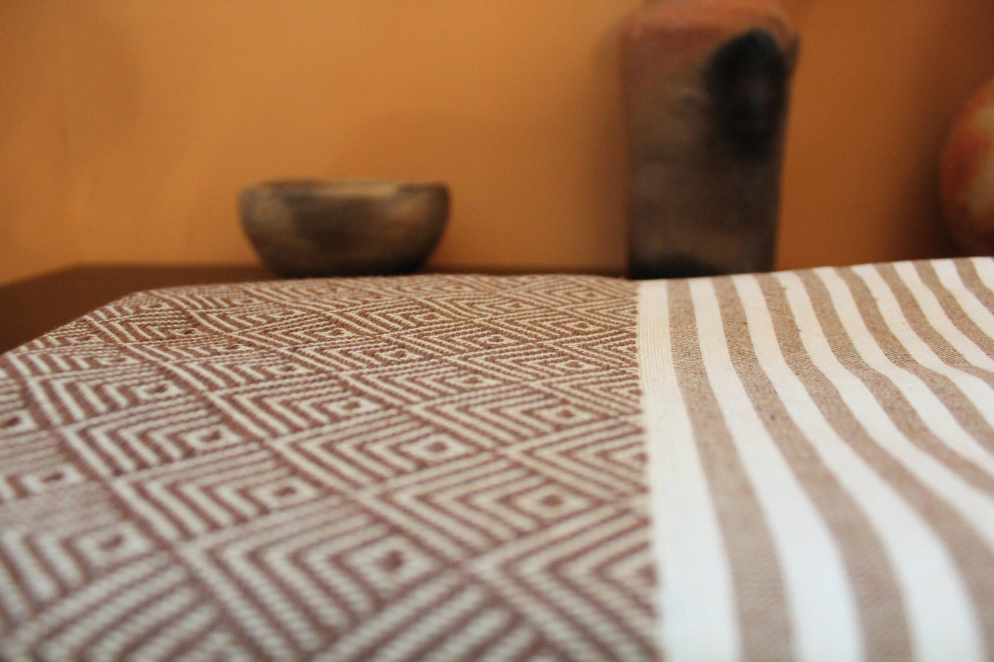 Fouta Coton Jacquard – Élégance & Confort