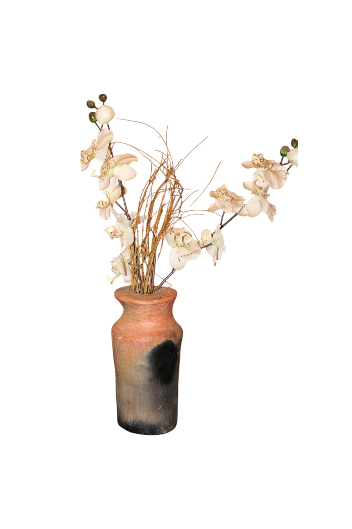 Vase en terre cuite de Sejnane - Art berbère 23 cm