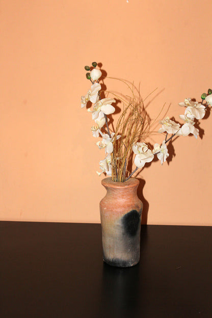 Vase en terre cuite de Sejnane - Art berbère 23 cm